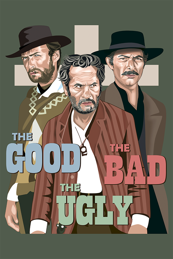 Ilustracion the Good the Bad and the Ugly